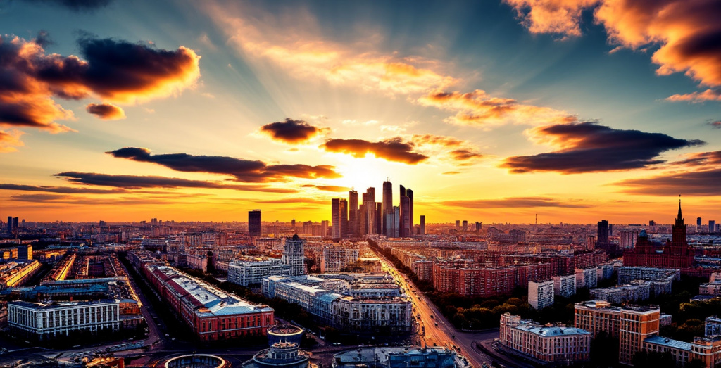 Москва вид Вид на Москву