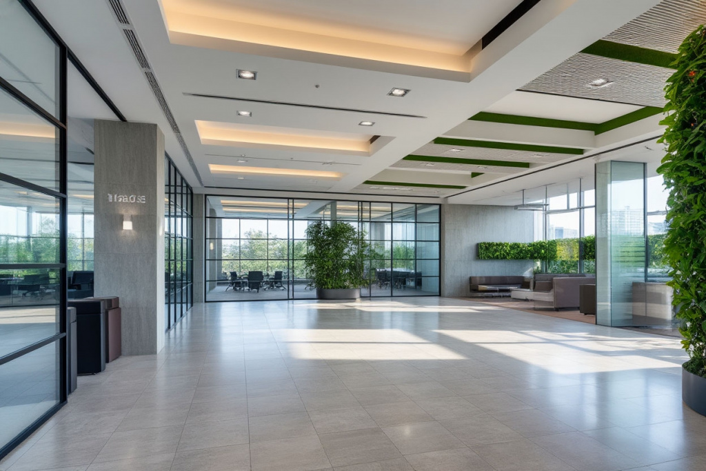 Напольные покрытия в БЦ